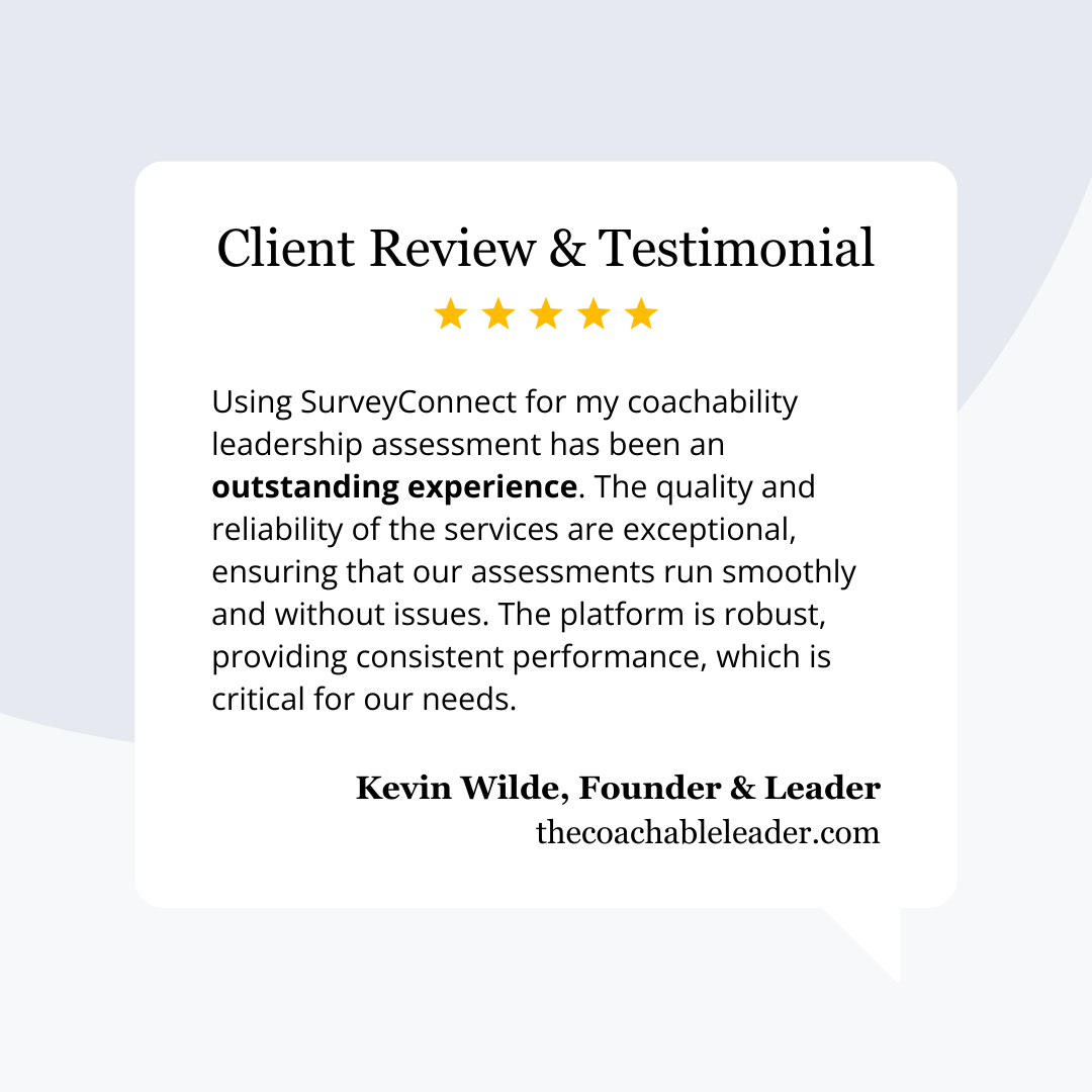 SurveyConnect Testimonial Kevin Wilde Founder and Leader 1